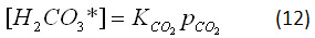 carbonic acid concentration