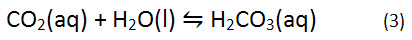 formation of carbonic acid