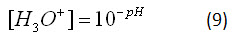 calculation of hydronium ion concentration