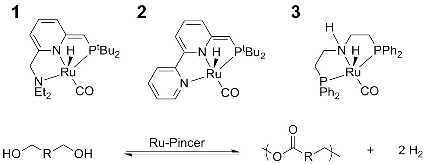 Figure 1. Examples of polyol macromonomers used in polyester and polyamide formation.
